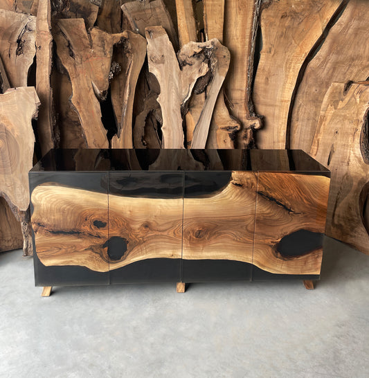 Hochglanz-Buffetschrank
