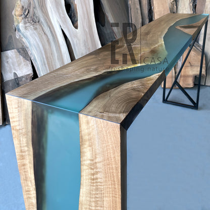 Modern Waterfall Console Table