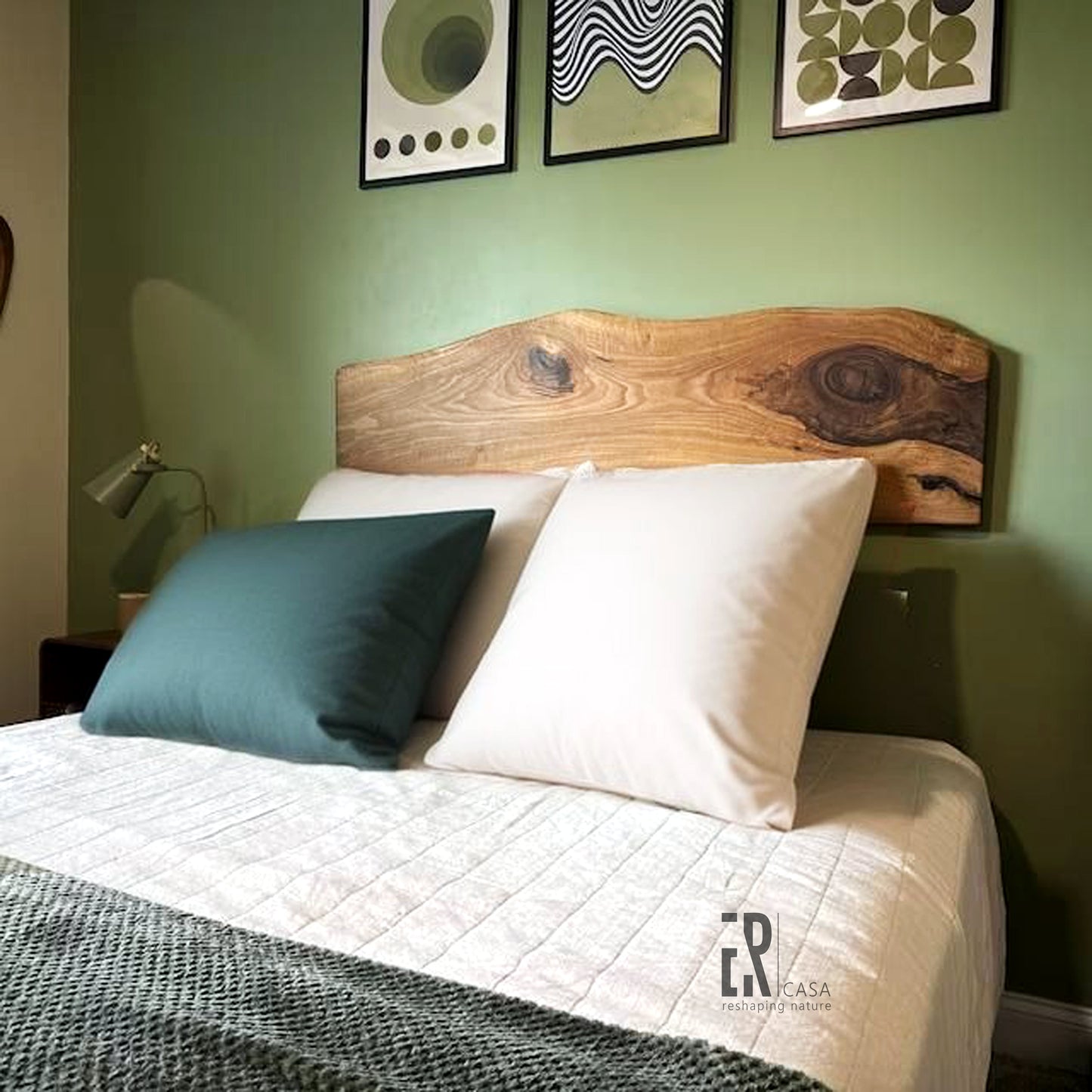 Queen Size Walnut Headboard