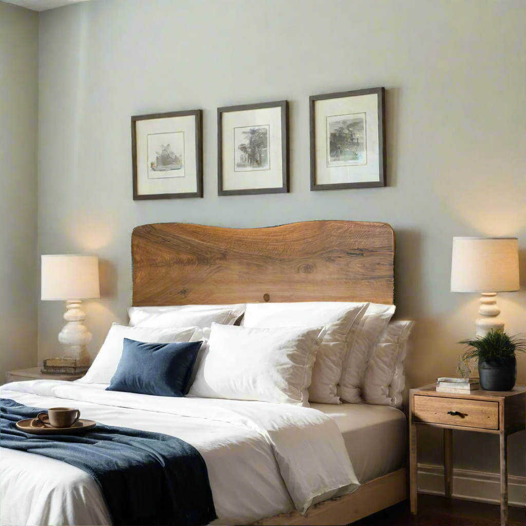 Wood Slab King Headboard