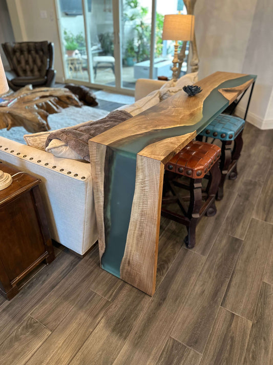 Table console cascade moderne