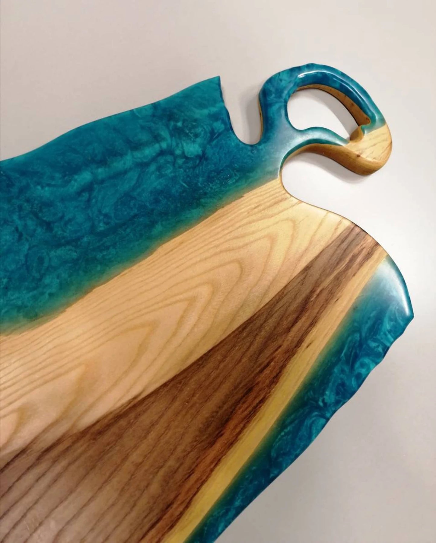Elm & Blue Epoxy River Charcuterie Board