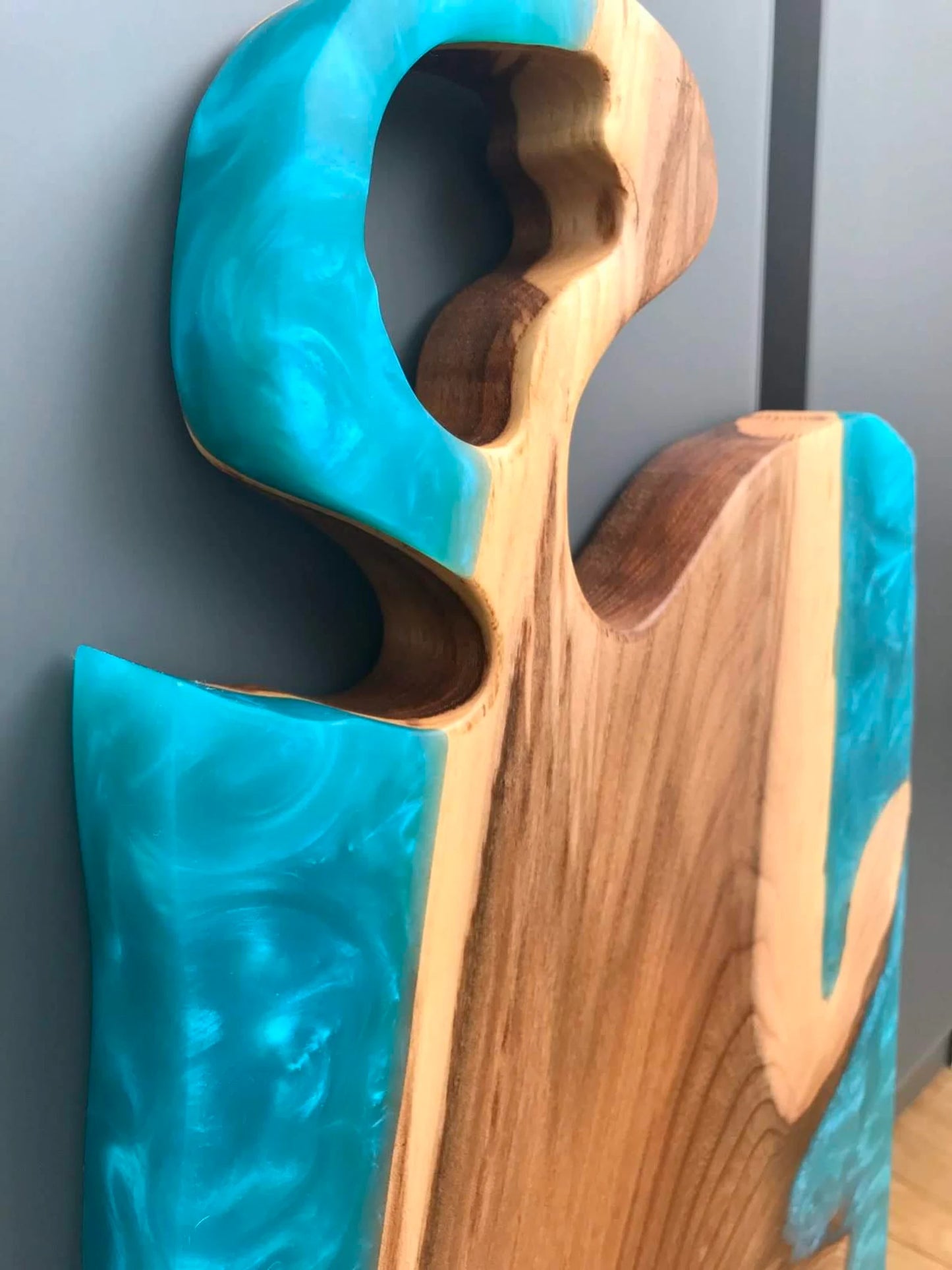 Elm & Blue Epoxy River Charcuterie Board