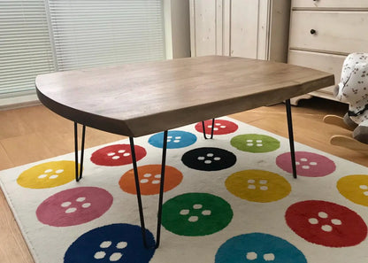 Children Kids Activity Walnut Wood Table