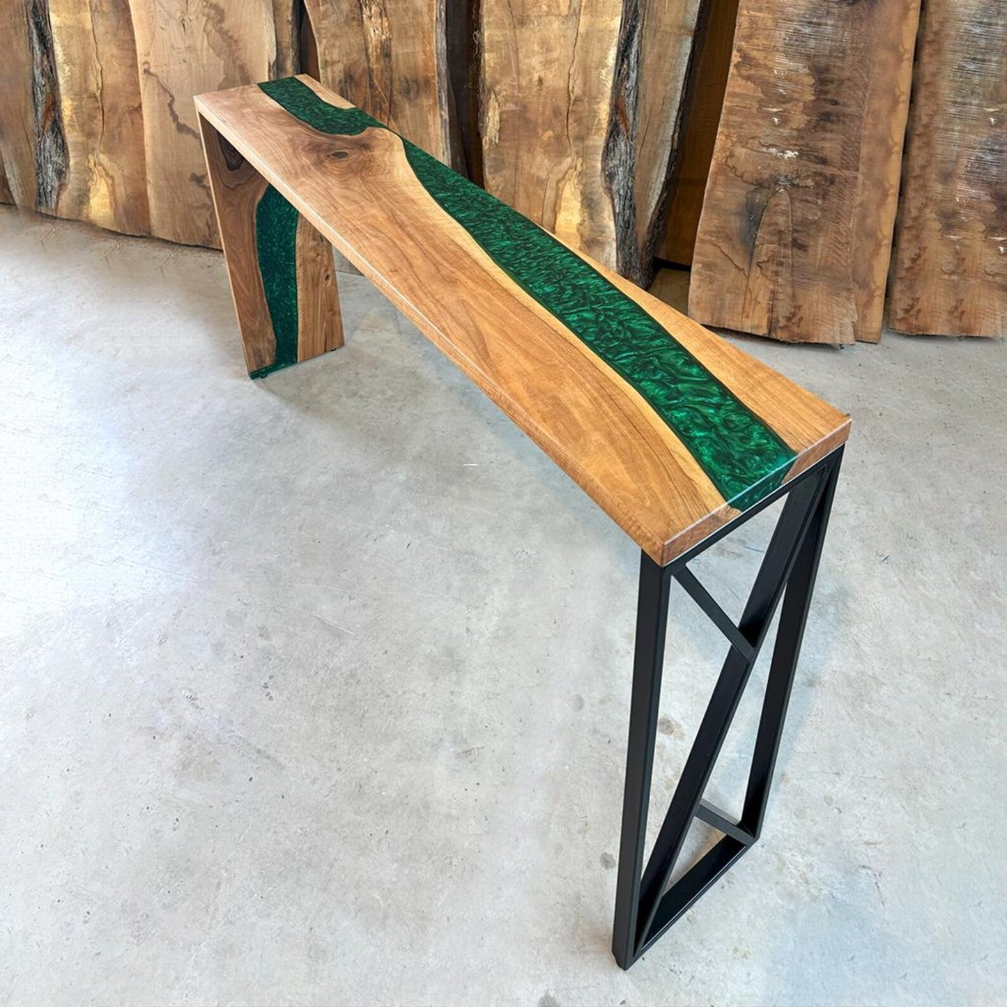 Table console cascade moderne