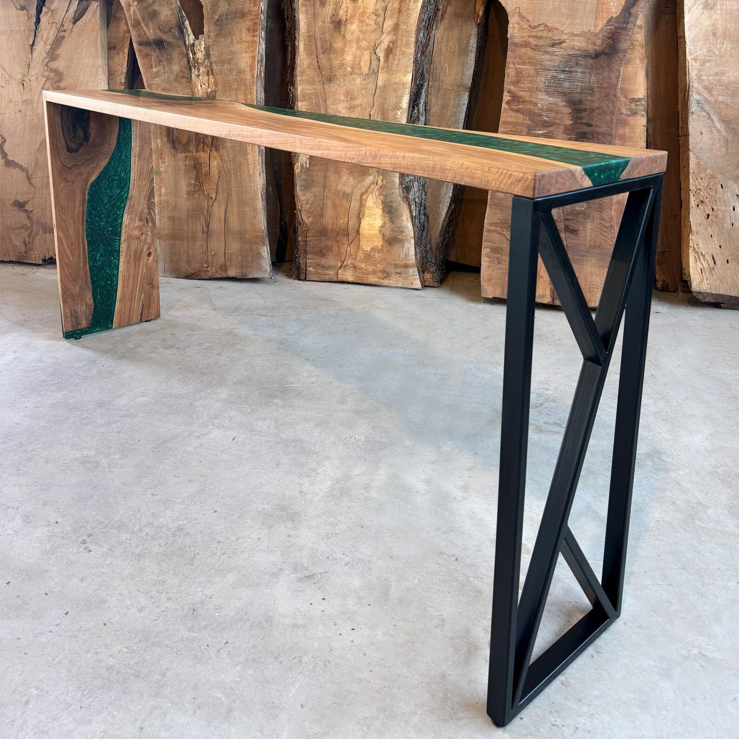 Table console cascade moderne