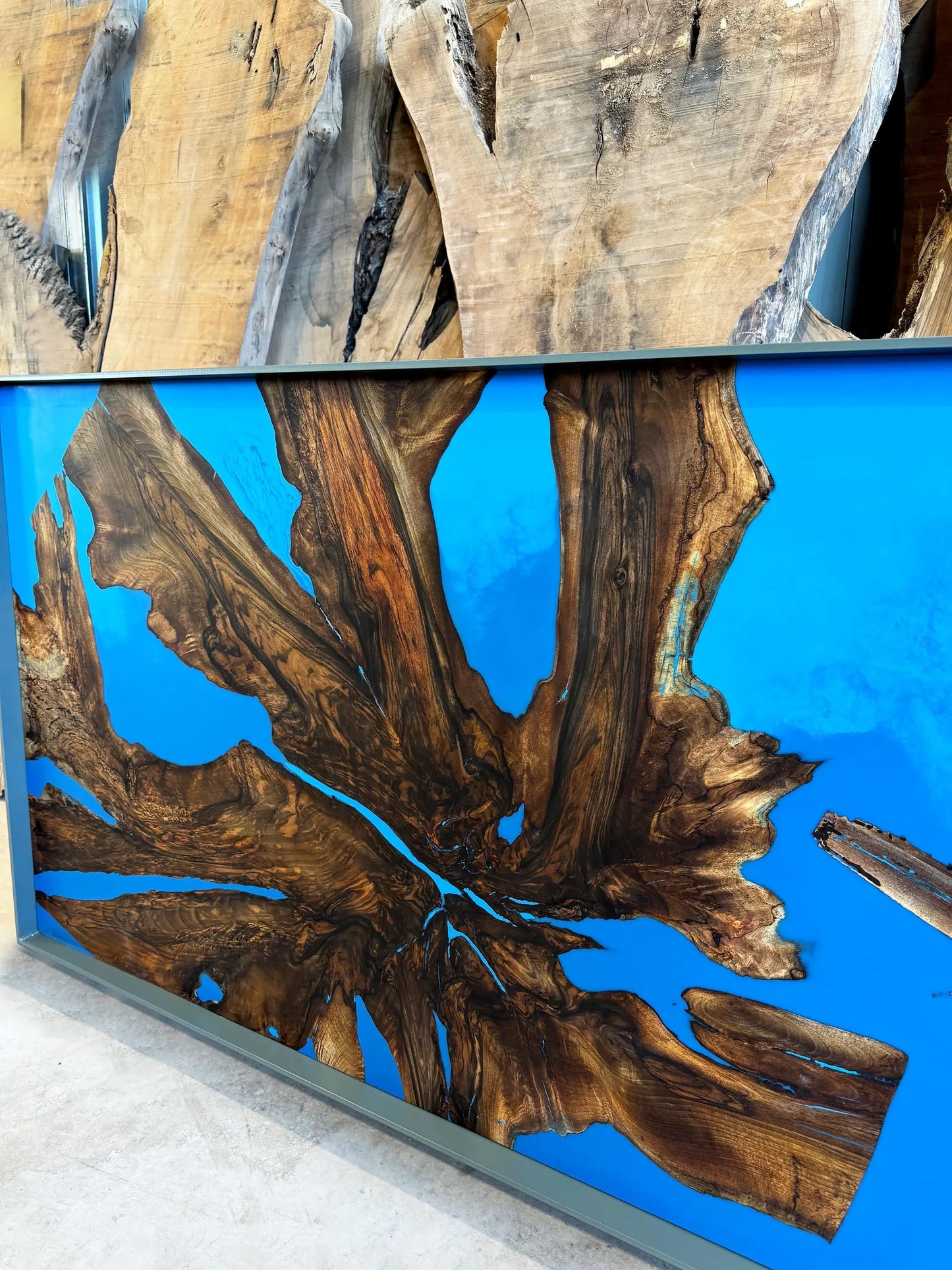 Table console cascade moderne