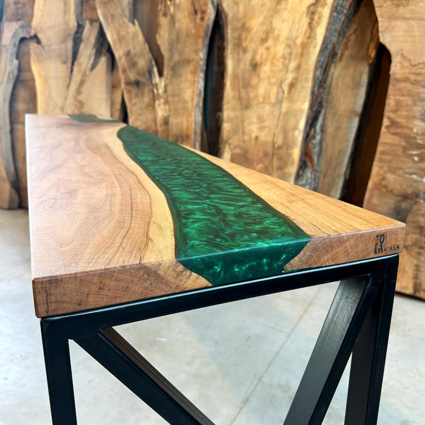 Table console cascade moderne