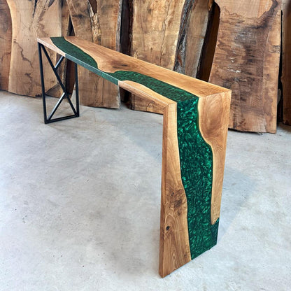 Table console cascade moderne