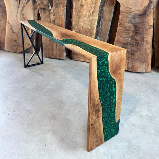 Table console cascade moderne