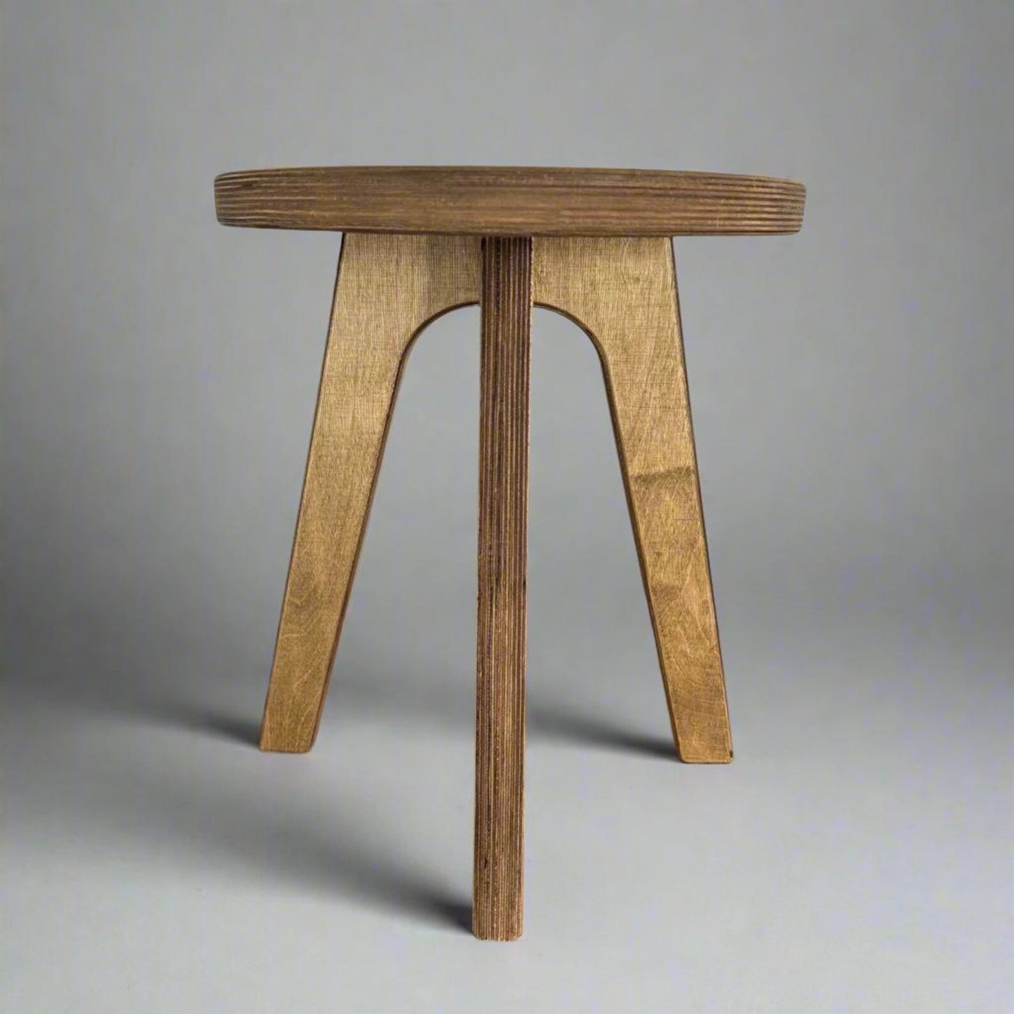 Table d'appoint en résine époxy verte