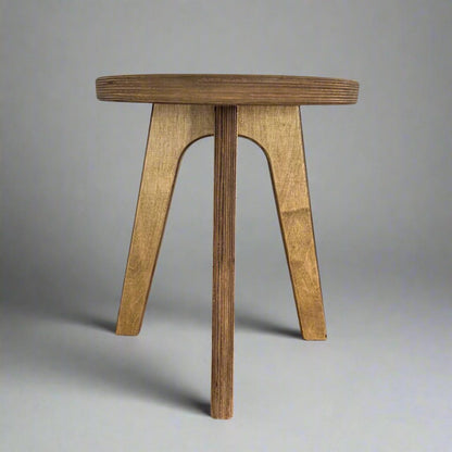 Table d'appoint en résine époxy verte