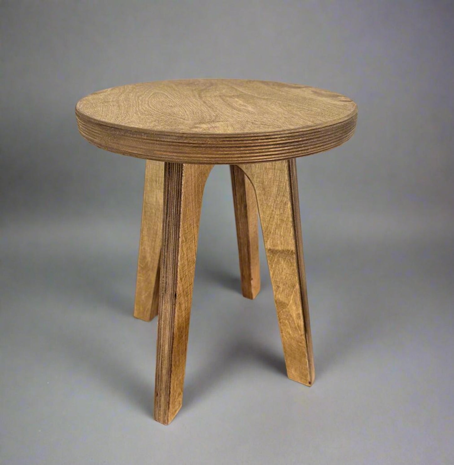 Table d'appoint en résine époxy verte