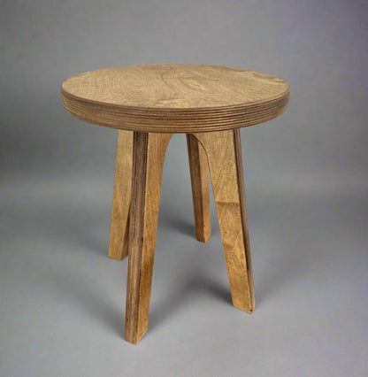Table d'appoint en résine époxy verte