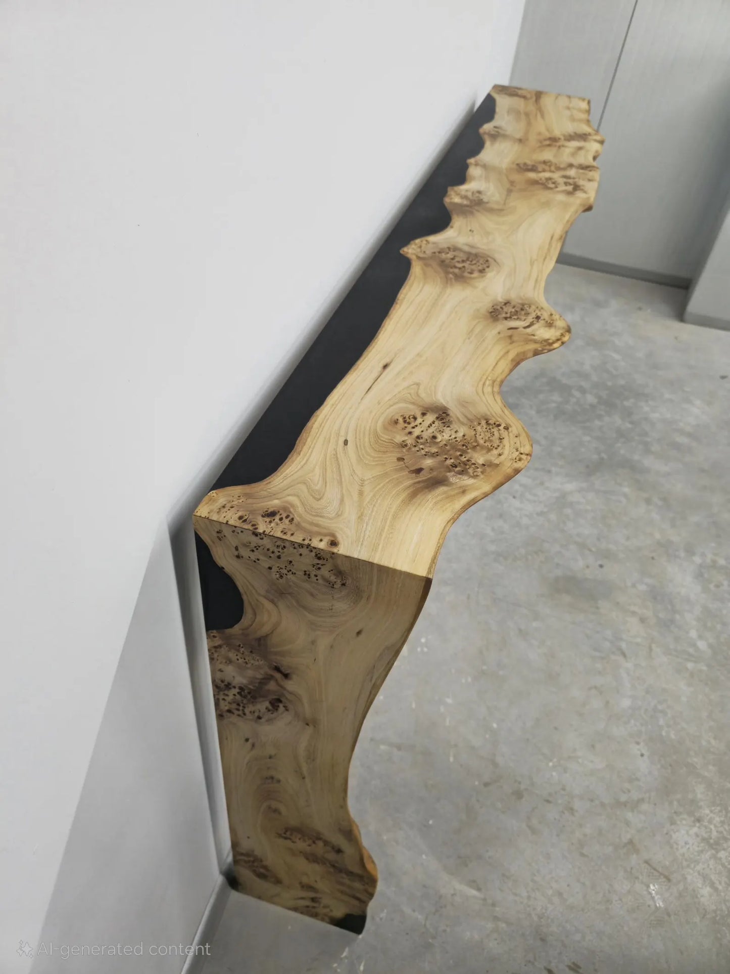 Table console cascade moderne