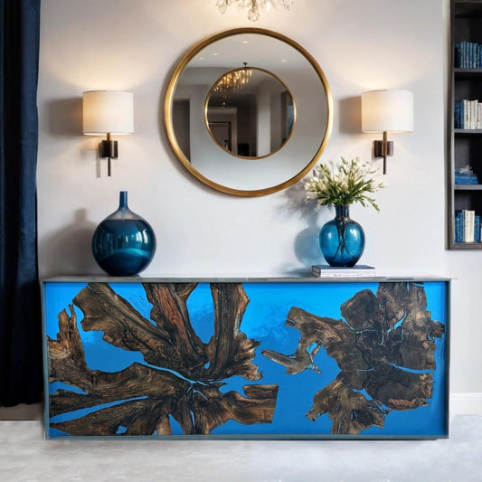 Table console cascade moderne