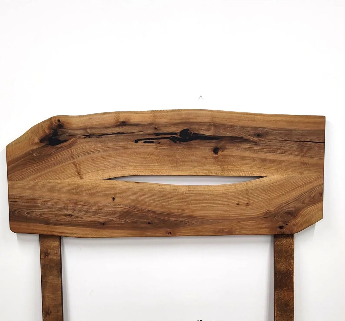 Table d'appoint en résine époxy verte