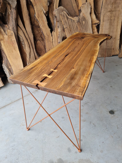 Solid Wood Raw Edge Slab Desk